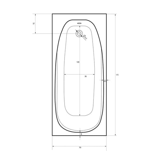 ACRYLIC BATH SANOTECHNIK LINEA - Вани<<<Вани и аксесоари<<<Баня<<<Praktiker