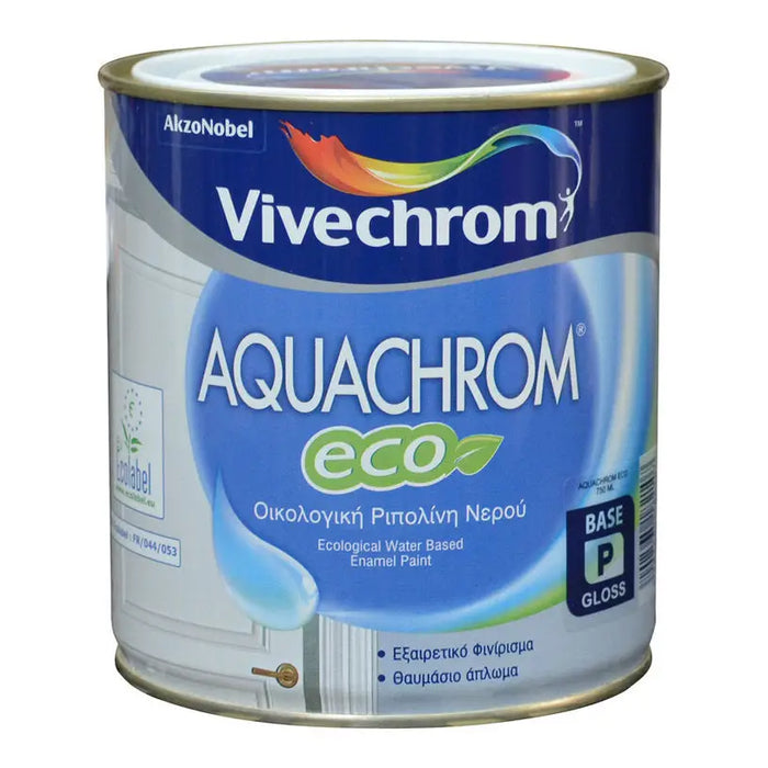 ACRYLIC ENAMEL WITH HIGH ELASTICITY VIVECHROM AQUACHROM ECO GLOSS - Лакове за дърво<<<Лакове и импрегнанти за