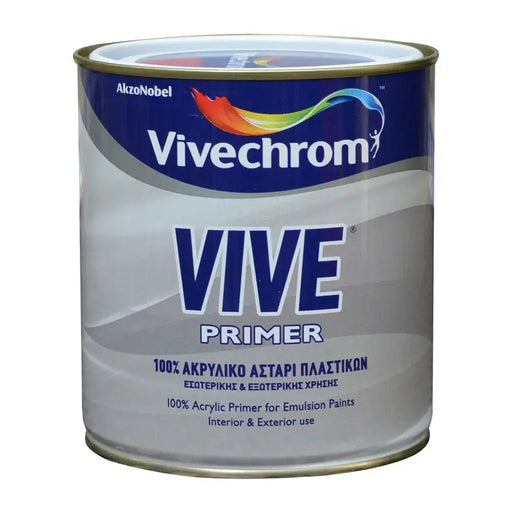 ACRYLIC PRIMER FOR EMULSION AND ACRYLIC PAINTS VIVECHROM VIVE PRIMER - Грундове<<<Грундове и разредители<<<Бои и