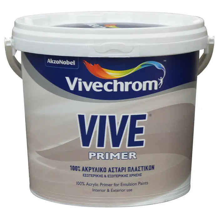 ACRYLIC PRIMER FOR EMULSION AND ACRYLIC PAINTS VIVECHROM VIVE PRIMER - Грундове<<<Грундове и разредители<<<Бои и