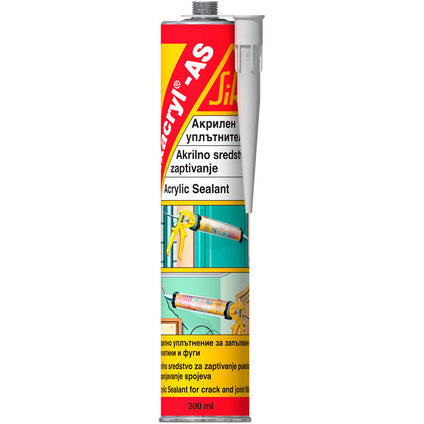 ACRYLIC SEALER SIKA AS - Силикони и акрили<<<Лепила за плочки фуги силикони и грундове<<<Баня<<<Praktiker&&&Силикони и
