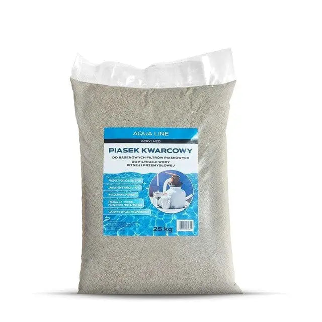Acrylmed Quartz sand for swimming pool filters 25 kg - Cleaning agentsCHP-SCZ<<<Professional chemistryCHP<<<ActionPL