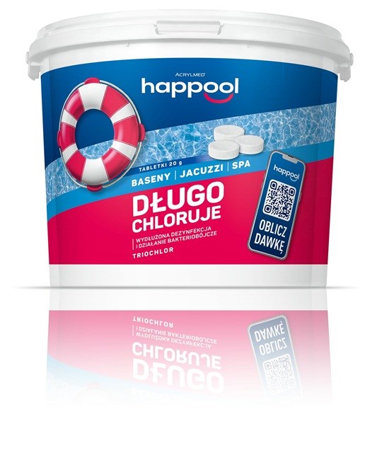 Acrylmed TRIOCHLOR Slow-release chlorine tablets, 20 g / 3 kg