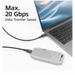 ACT Cable USB-C - USB-C 1 m / USB4 20Gbps 240W - Кабели за мобилни
