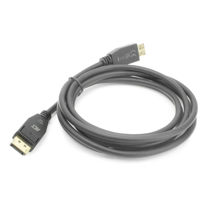 ACT Cable Display port 2.1 male-male, 8K@60Hz, 4k@240Hz, 2m, black