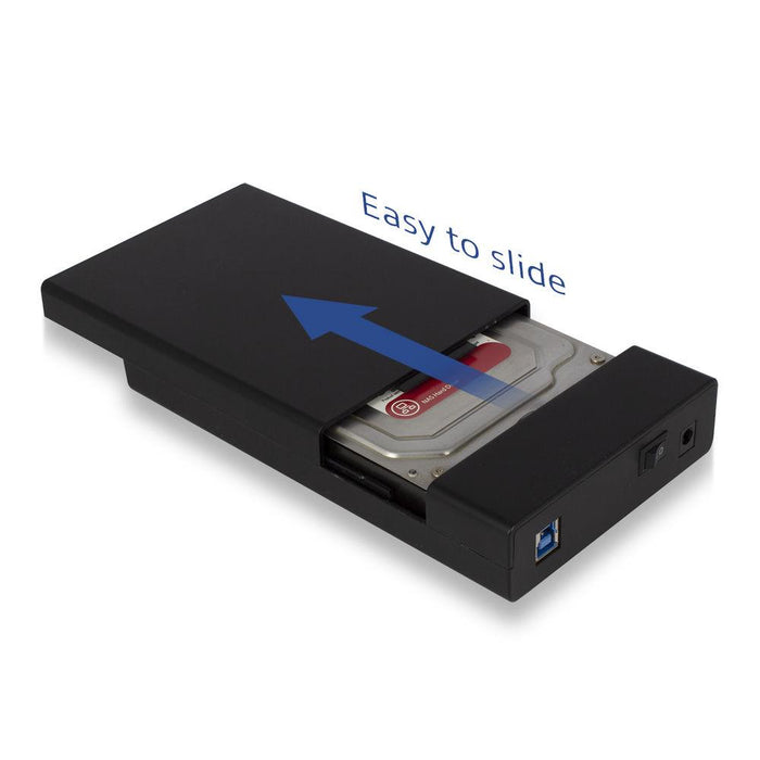 Hard disk drawer ACT AC1405, 3.5", SATA, USB 3.1 Gen1 (USB 3.0), Black