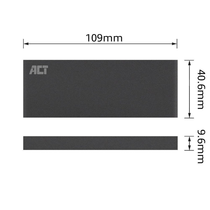 ACT AC1600 Hard Drive Drawer, M.2 SSD, USB 3.2 Gen1, Black