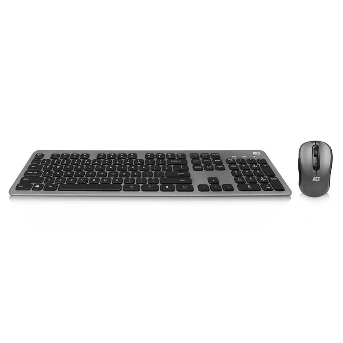 Keyboard and mouse set ACT AC5710, 2.4 Ghz, USB-C/USB-A, US