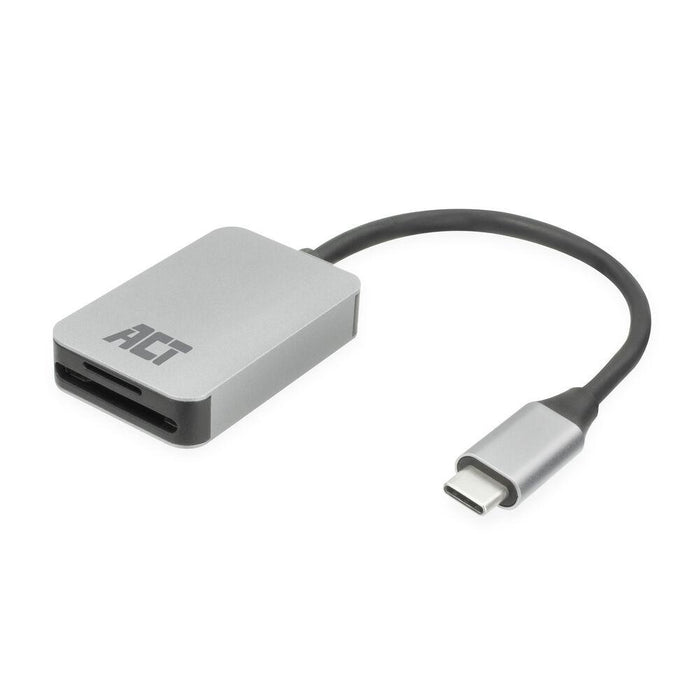 Reader for SD / micro SD cards ACT AC7056, SDXC, USB-C