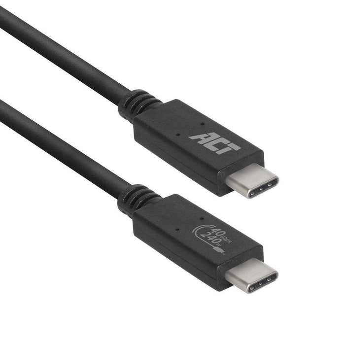 Cable ACT USB-C - USB-C, 0.8 m / USB4, 40Gbps, 240W, certified USB-IF