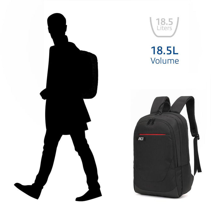 ACT Suburb 15.6" laptop backpack made from recycled plastic bottles