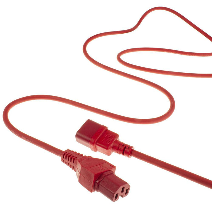 Power cable ACT, C14 - C15, 2m, Red