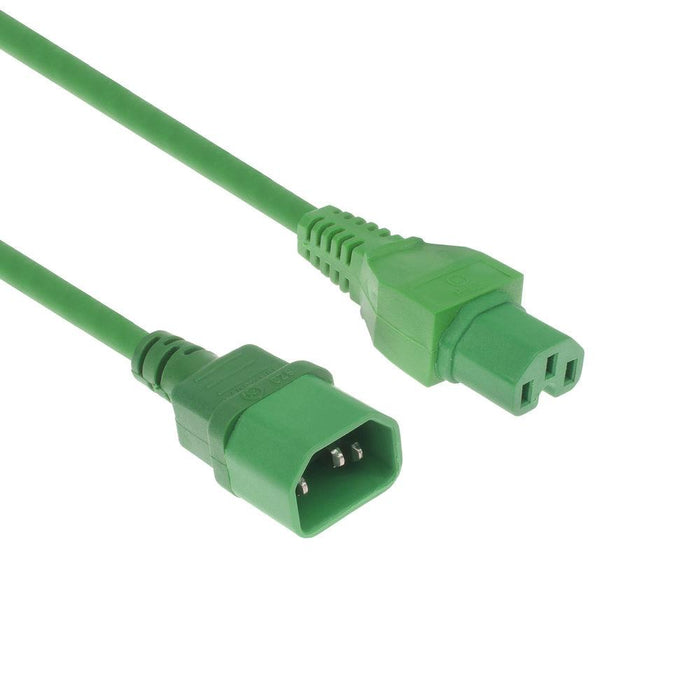 Power cable ACT, C14 - C15, 2m, Green