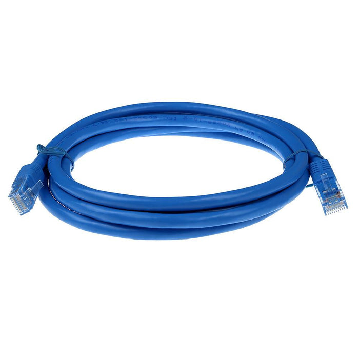 Network patch cable ACT U/UTP, CAT 6, RJ-45 - RJ-45, 5.0 m, Copper conductors, Blue, Bulk packaging