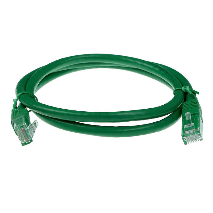Network patch cable ACT U/UTP, CAT 6, RJ-45 - RJ-45, 3.0 m, Copper conductors, Green, Bulk packaging