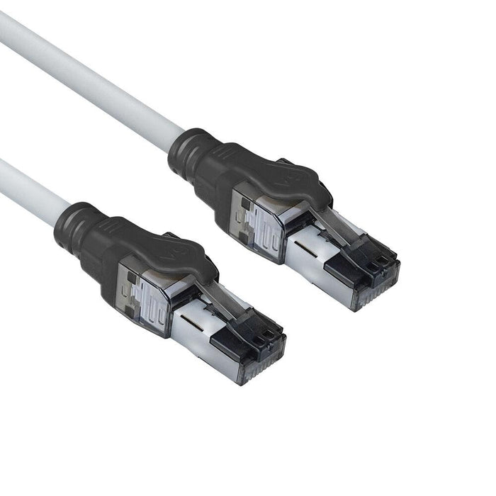Network patch cable ACT S/FTP, CAT6A IDC 4PPoE/PoE++100W LZSH, 1.5 m
