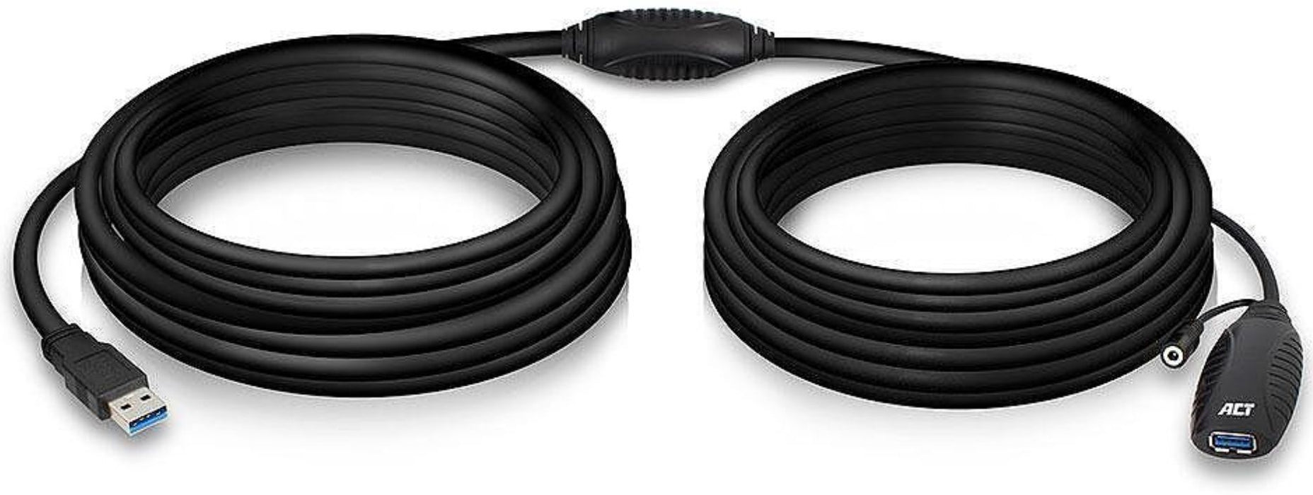 Cable ACT AC6110, USB-A male - female, 10 m