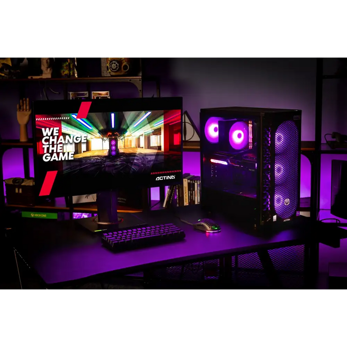 Actina 5901443328995 PC Intel® Core™ i5 i5-12400F 16 GB DDR4-SDRAM 1 TB SSD NVIDIA GeForce RTX 3060 Midi Tower Black
