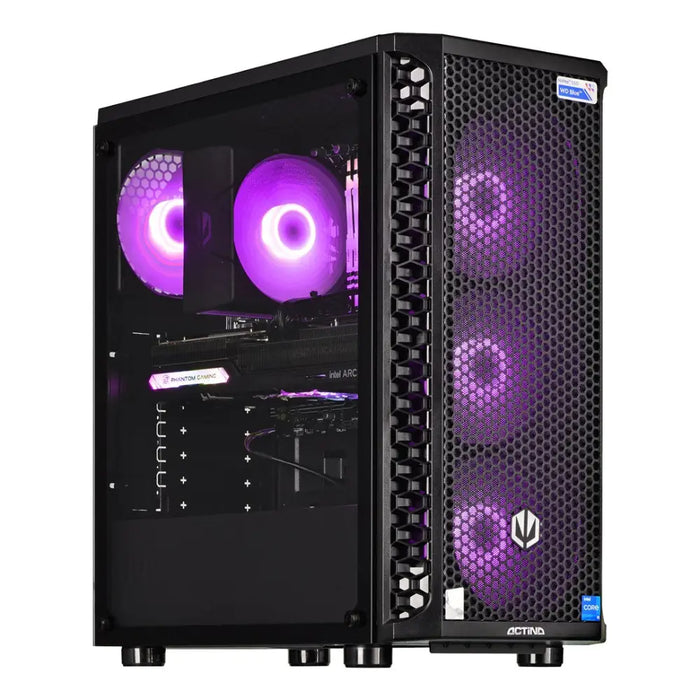 Actina 5901443334057 PC AMD Ryzen™ 5 3600 16 GB DDR4-SDRAM 1 TB SSD AMD Radeon RX 6600 Midi Tower Black - Gaming Actina