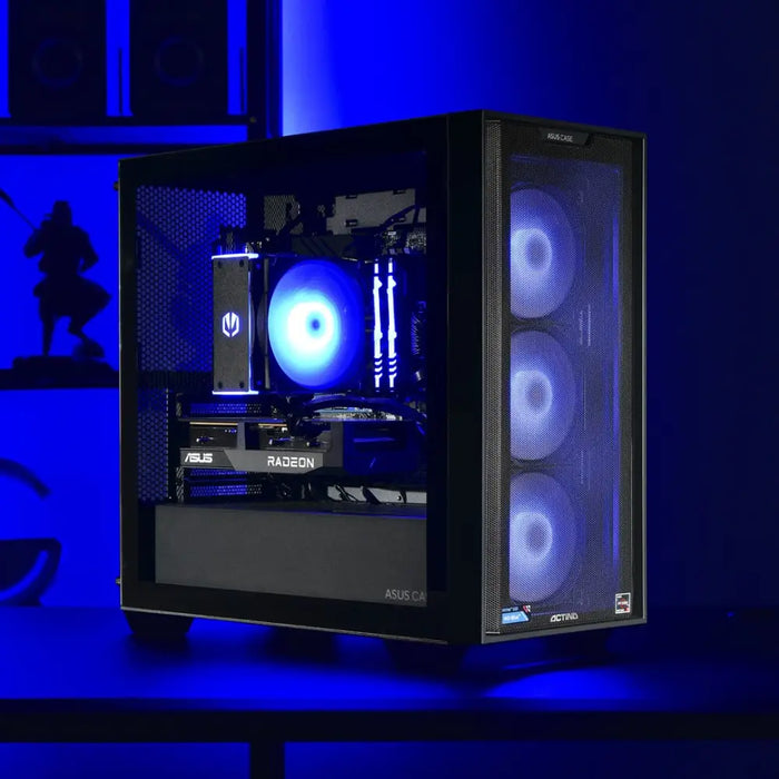 Actina 5901443335832 PC AMD Ryzen™ 5 5600 16 GB DDR4-SDRAM 1 TB SSD AMD Radeon RX 7600 Mini Tower Black - Gaming Actina