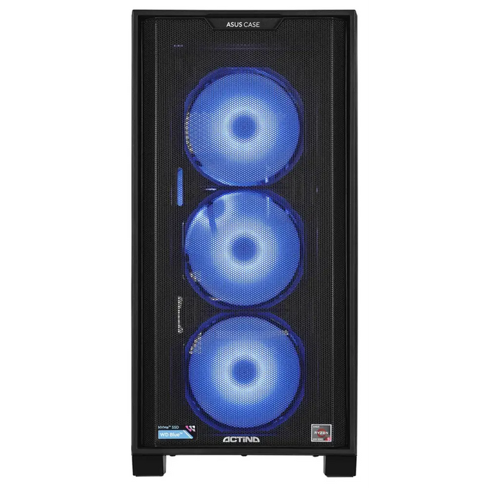 Actina 5901443335832 PC AMD Ryzen™ 5 5600 16 GB DDR4-SDRAM 1 TB SSD AMD Radeon RX 7600 Mini Tower Black - Gaming Actina