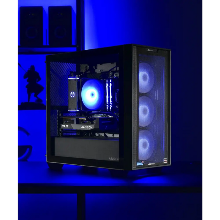 Actina 5901443335832 PC AMD Ryzen™ 5 5600 16 GB DDR4-SDRAM 1 TB SSD AMD Radeon RX 7600 Mini Tower Black - Gaming Actina