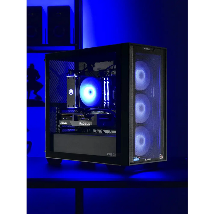 Actina 5901443335887 PC AMD Ryzen™ 5 3600 16 GB DDR4-SDRAM 1 TB SSD AMD Radeon RX 6600 Mini Tower Black - Gaming Actina