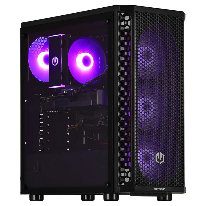 Actina 5901443389095 PC Intel® Core™ i5 i5-12400F 16 GB DDR4-SDRAM 1 TB SSD Intel Arc A580 Midi Tower Black - Gaming