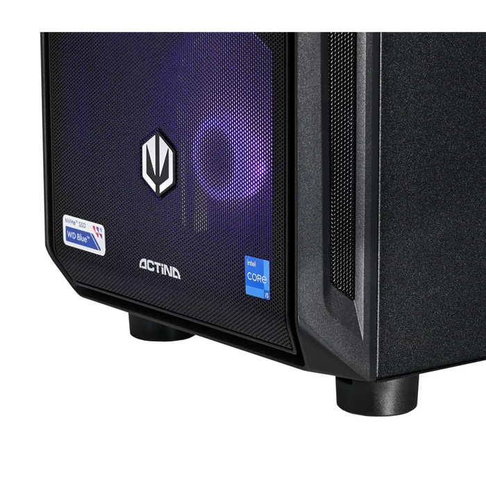 Actina 5901443410249 PC Intel® Core™ i5 i5-14400F 32 GB DDR5-SDRAM 1 TB SSD Intel Arc B580 Midi Tower Black - Gaming