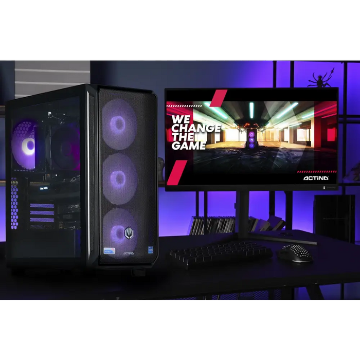 Actina 5901443410263 PC Intel® Core™ i5 i5-12600K 32 GB DDR5-SDRAM 1 TB SSD Intel Arc B580 Midi Tower Black - Gaming