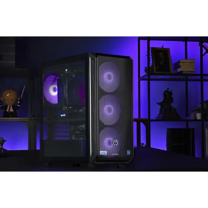 Actina 5901443410270 PC AMD Ryzen™ 5 7500F 32 GB DDR5-SDRAM 1 TB SSD Intel Arc B580 Midi Tower Black - Gaming Actina