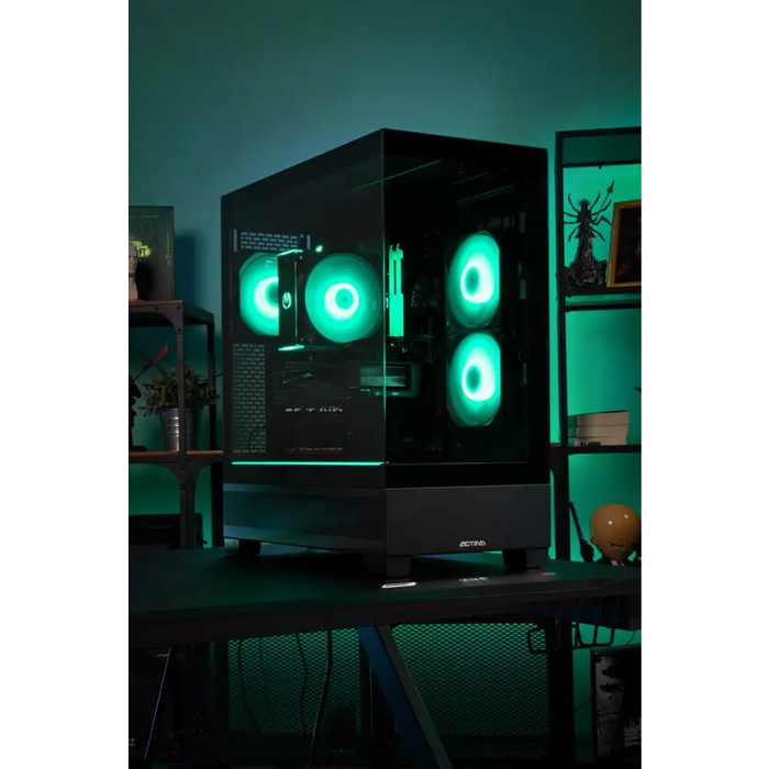 Actina 5901443416371 PC AMD Ryzen™ 7 8700F 32 GB DDR5-SDRAM 1 TB SSD NVIDIA GeForce RTX 5070 Midi Tower Black - Gaming