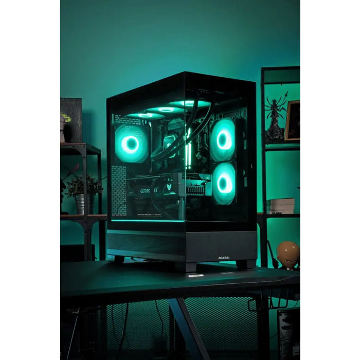 Actina 5901443416524 PC AMD Ryzen™ 7 9800X3D 32 GB DDR5-SDRAM 2 TB SSD NVIDIA GeForce RTX 5080 Midi Tower Black