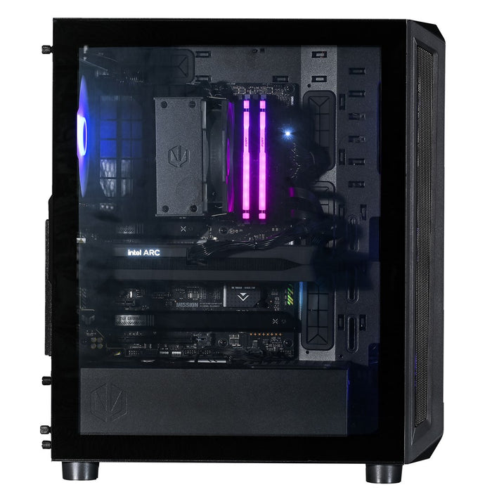 Actina 5901443410287 PC AMD Ryzen™ 5 8400F 32 GB DDR5-SDRAM 1 TB SSD Intel Arc B580 Midi Tower Black