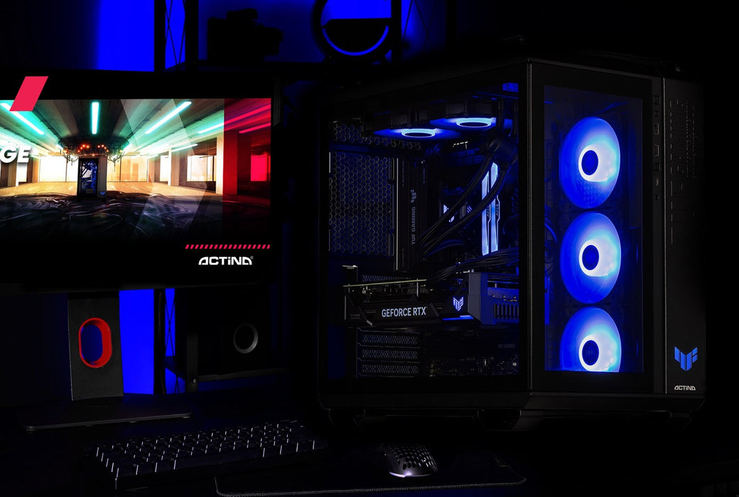 Actina 5901443411840 PC AMD Ryzen™ 7 7800X3D 32 GB DDR5-SDRAM 2 TB SSD NVIDIA GeForce RTX 5090 Midi Tower Black
