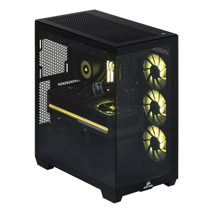Actina 5901443413714 PC AMD Ryzen™ 7 9800X3D 32 GB DDR5-SDRAM 2 TB SSD NVIDIA GeForce RTX 5070 Ti Midi Tower Black