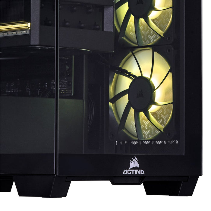 Actina 5901443413851 PC AMD Ryzen™ 7 7800X3D 32 GB DDR5-SDRAM 2 TB SSD NVIDIA GeForce RTX 5080 Windows 11 Home Midi Tower Black