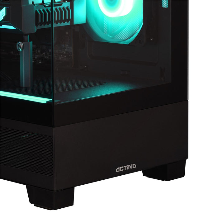 Actina 5901443416661 PC AMD Ryzen™ 9 9900X3D 192 GB DDR5-SDRAM 4 TB SSD NVIDIA GeForce RTX 5090 Windows 11 Home Midi Tower Black