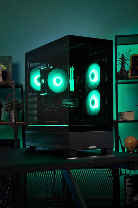Actina 5901443421160 PC AMD Ryzen™ 7 8700F 32 GB DDR5-SDRAM 1 TB SSD NVIDIA GeForce RTX 5060 Midi Tower Black