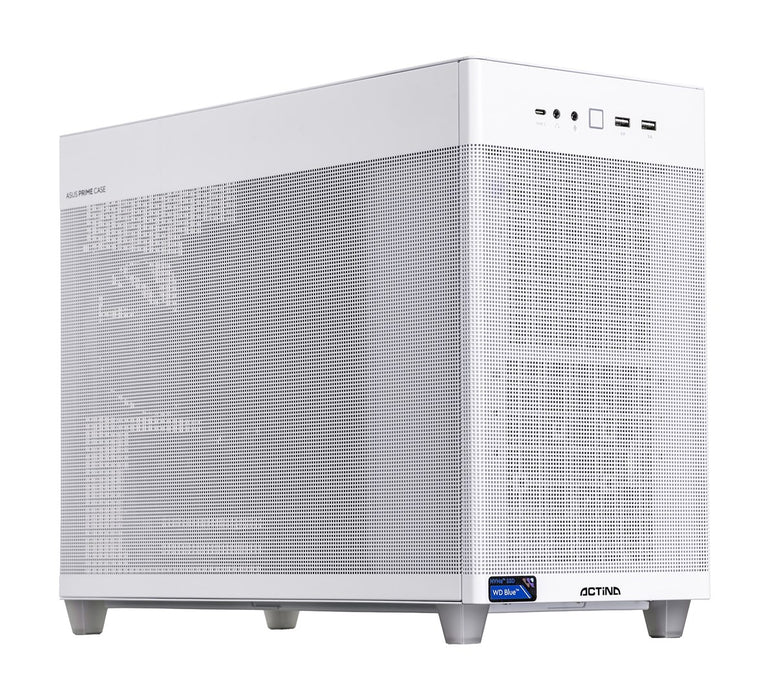 Actina 5901443431749 PC AMD Ryzen™ 7 7800X3D 32 GB DDR5-SDRAM 1 TB SSD NVIDIA GeForce RTX 5070 Ti Mini Tower White