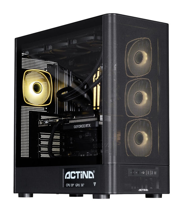 Actina 5901443440253 PC AMD Ryzen™ 9 9950X3D 32 GB DDR5-SDRAM 2 TB SSD NVIDIA GeForce RTX 5080 Windows 11 Home Midi Tower Black