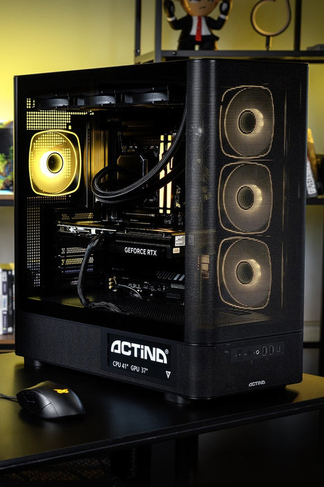 Actina 5901443440253 PC AMD Ryzen™ 9 9950X3D 32 GB DDR5-SDRAM 2 TB SSD NVIDIA GeForce RTX 5080 Windows 11 Home Midi Tower Black