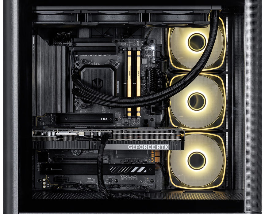 Actina 5901443440260 PC AMD Ryzen™ 7 9850X3D 32 GB DDR5-SDRAM 2 TB SSD NVIDIA GeForce RTX 5090 Windows 11 Home Midi Tower Black