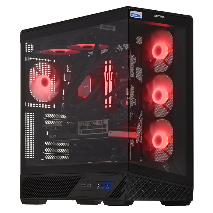 Actina 5901443440291 PC AMD Ryzen™ 9 9950X3D 32 GB DDR5-SDRAM 1 TB SSD NVIDIA GeForce RTX 5080 Windows 11 Home Midi Tower Black