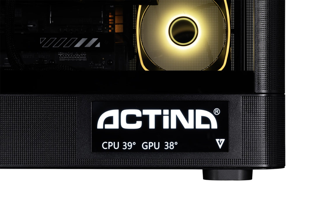 Actina 5901443441908 PC Intel Core Ultra 7 270K Plus 32 GB DDR5-SDRAM 1 TB SSD NVIDIA GeForce RTX 5080 Midi Tower Black