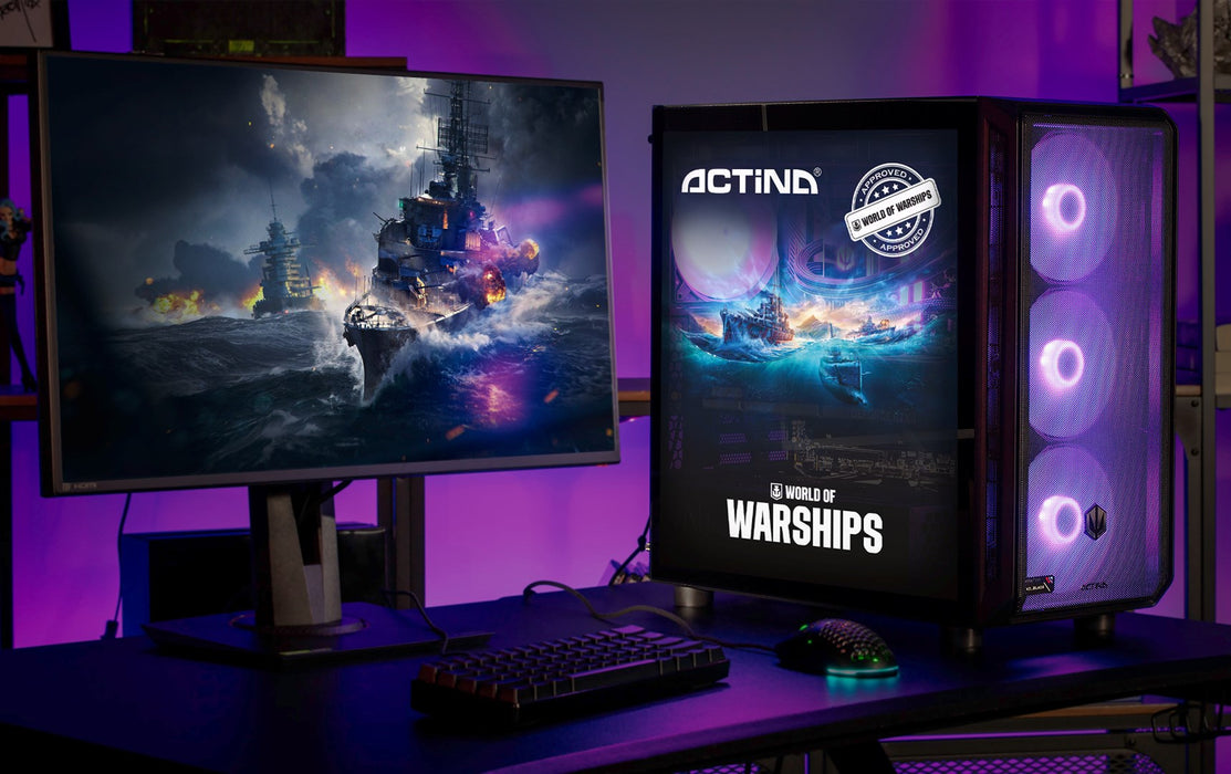 Actina 5901443426172 PC AMD Ryzen™ 7 9700X 32 GB DDR5-SDRAM 1 TB SSD AMD Radeon RX 9060 XT Windows 11 Pro Midi Tower Black