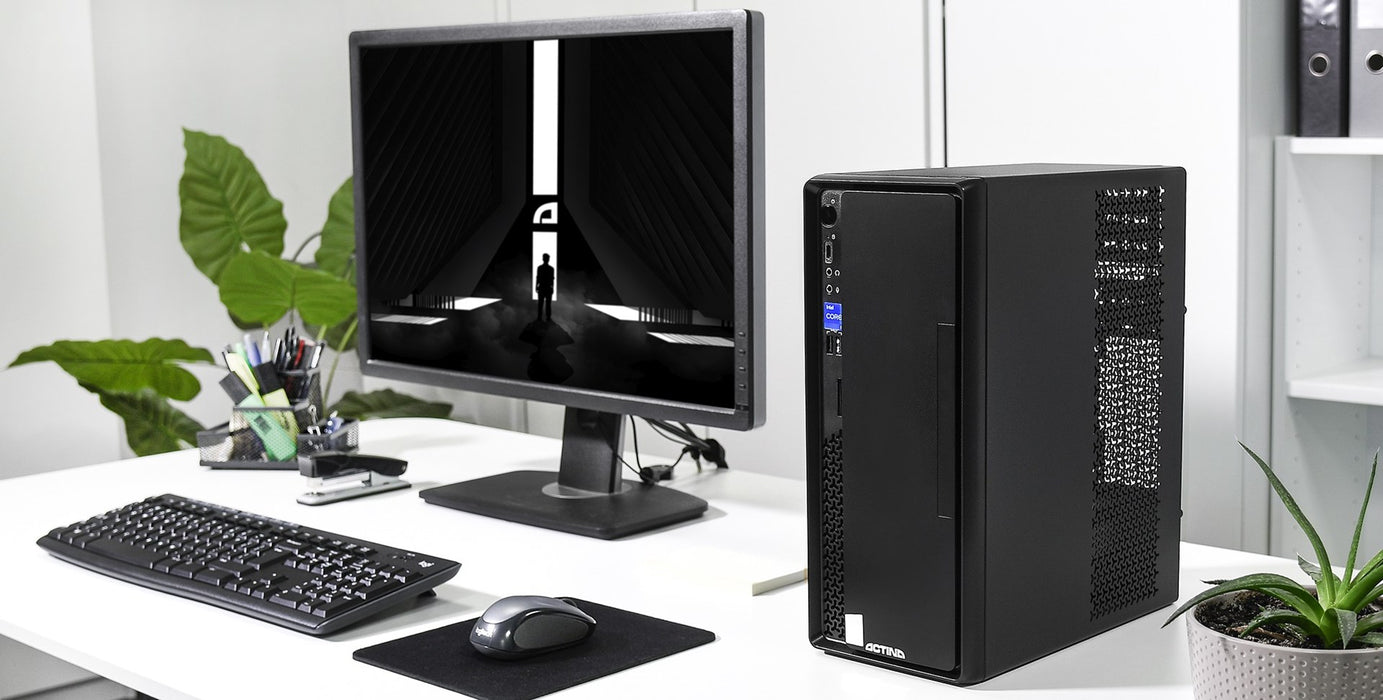 Actina 5901443382638 PC Intel® Core™ i5 i5-14400 16 GB DDR4-SDRAM 1 TB SSD Windows 11 Pro Mini Tower Black