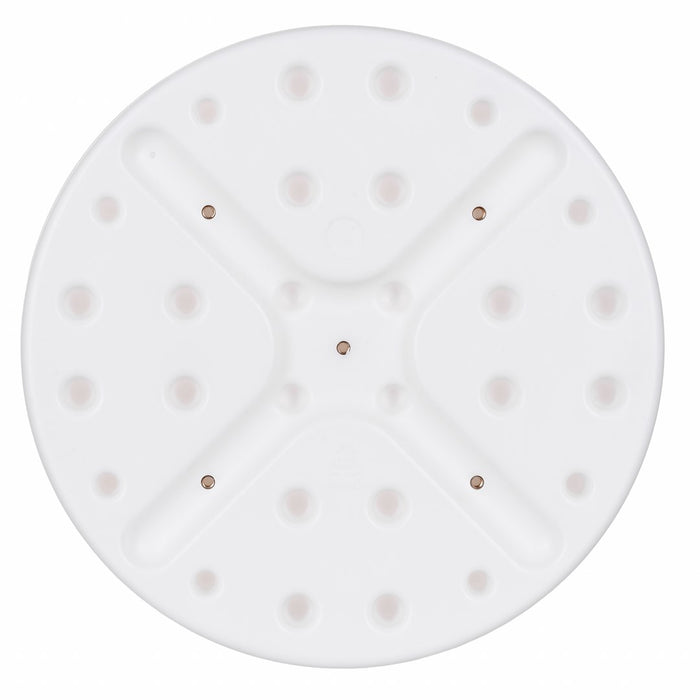 Round aluminium shower stool