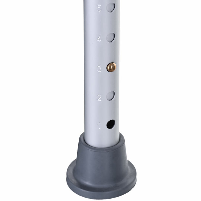 Round aluminium shower stool
