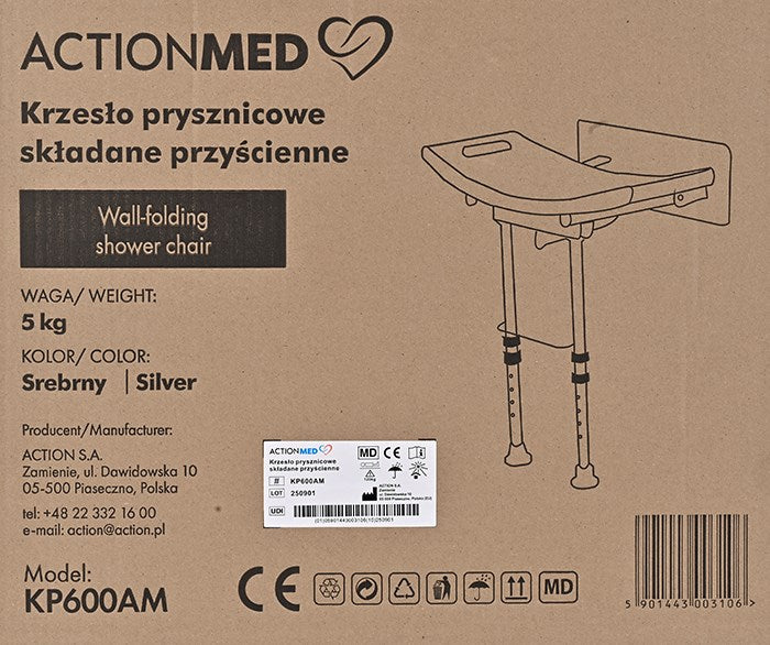 Folding wall chair ACTIONMED KP600AM